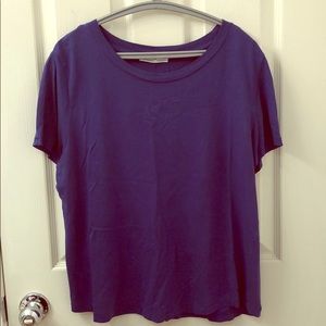 BASIC BLUE T-SHIRT ZARA